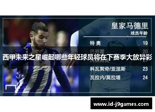 西甲未来之星崛起哪些年轻球员将在下赛季大放异彩