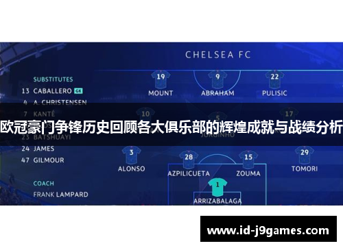 欧冠豪门争锋历史回顾各大俱乐部的辉煌成就与战绩分析